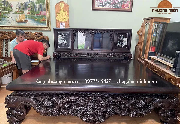 Bộ sập gụ tủ chè đẹp chất lượng.