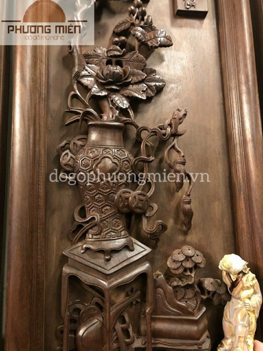 tranh tứ quý gỗ gụ đẹp nhất hiện nay