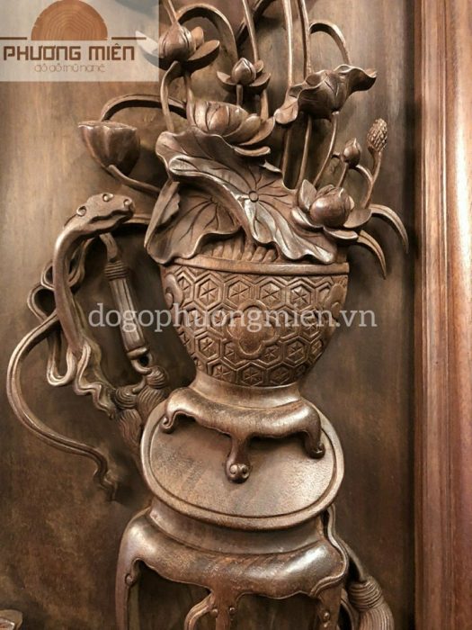 tranh tứ bình gỗ gụ đẹp nhất hiện nay