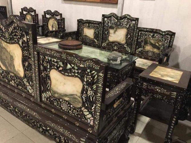 Trường tam sơn gỗ gõ mật cẩn ốc sà cừ