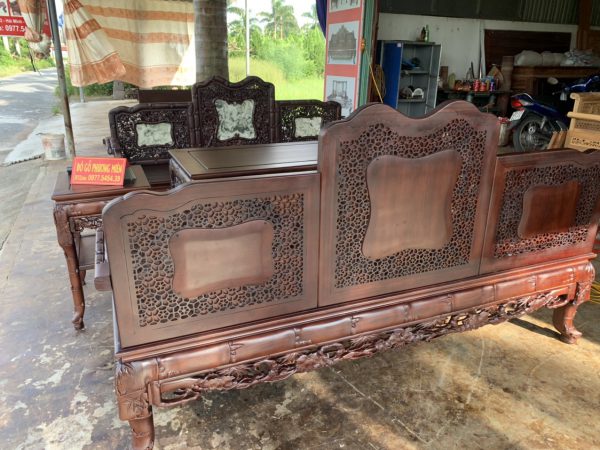 trường kỷ Huế chạm trúc gỗ gụ đẹp nhất Việt Nam