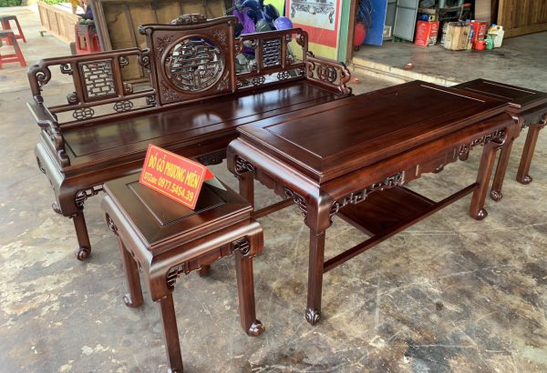 Trường kỷ thọ gỗ gụ đẹp