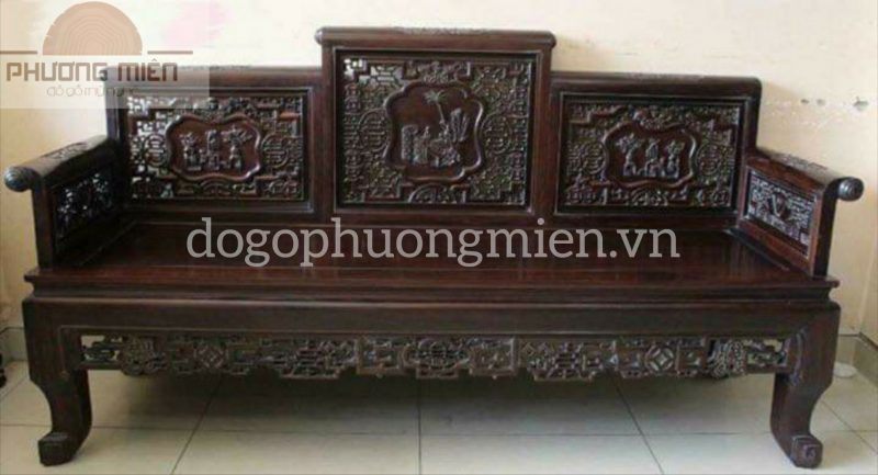 Bộ Trường kỷ tích cổ đồ vai cuốn