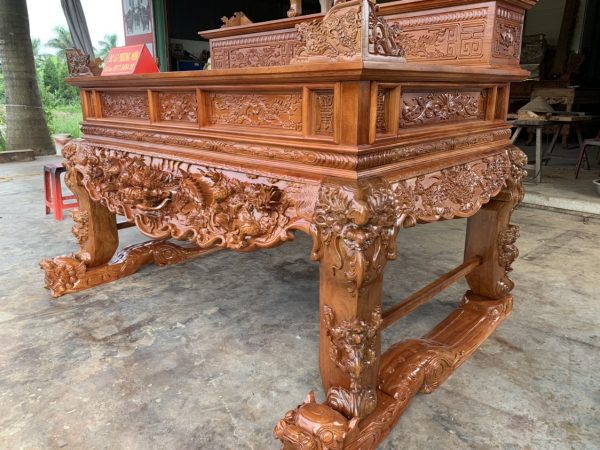 sập thờ nhị cấp gỗ gụ đẹp