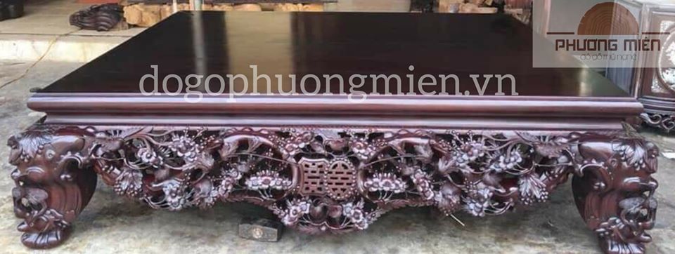 sập mai điểu gỗ gụ