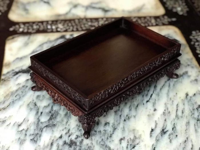 khay-trà -gỗ-gụ