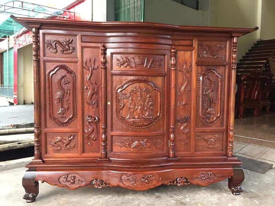 Tủ thờ gỗ gụ