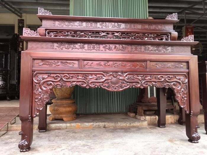 bàn thờ nhị cấp đẹp chuẩn trong gia đình