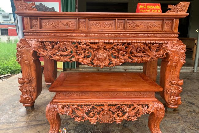 Bnaf thờ gỗ hương đá tại Hà Nội