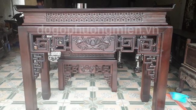 mẫu bàn thờ gỗ đẹp