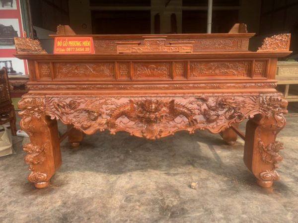 bàn thờ nhị cấp gỗ gụ đẹp