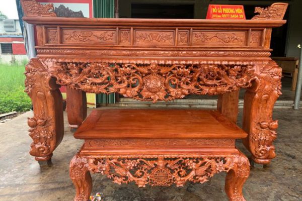 bàn thờ gia tiên gỗ hương đá tại Hà Nội