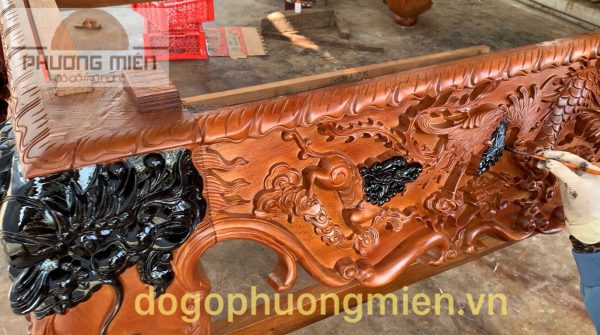 Bàn thờ án gian sập thờ thiếp vàng