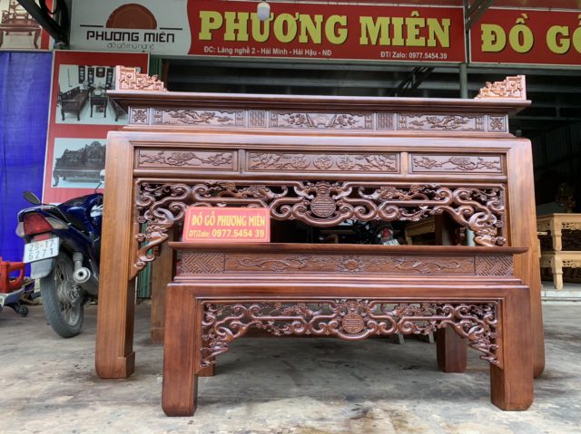 bàn thờ đúng gõ gụ tự nhiên đẹp