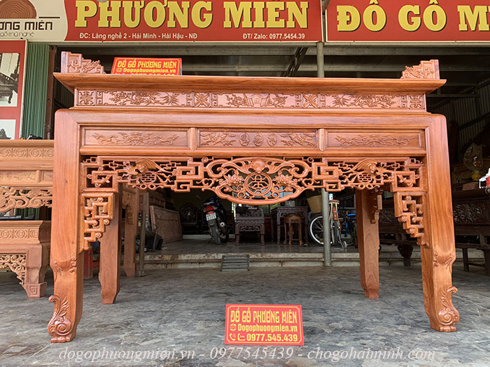 án gian thờ gia tiên truyện gỗ hương đá đẹp tại hà nội