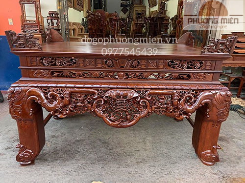 sập thờ ngũ phúc gỗ gụ đẹp tại hà nội