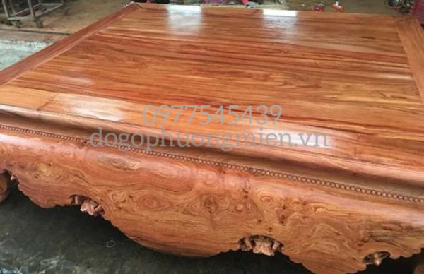 mẫu sập trơn gỗ hương đá đẹp