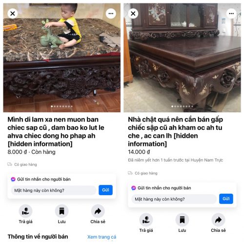 Sập gụ tủ chè dưới 20 triệu