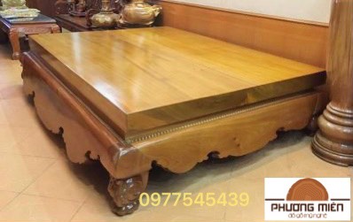 Phản gỗ sập ngồi gỗ cẩm vàng đẹp