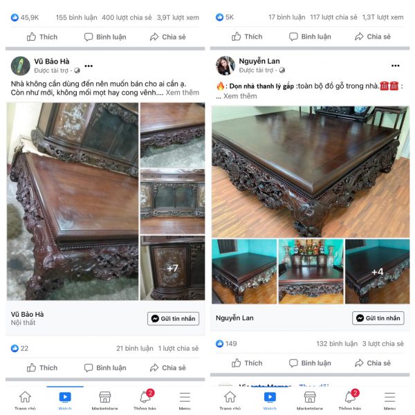 sập gụ tủ chè trường kỷ giá rẻ