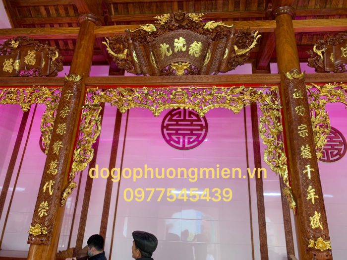 Cửa võng chiều châu gỗ đẹp