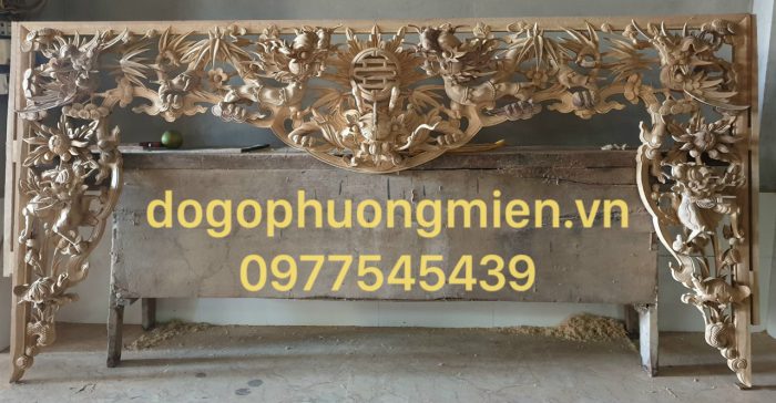 Cửa võng - chiều châu gỗ dổi.