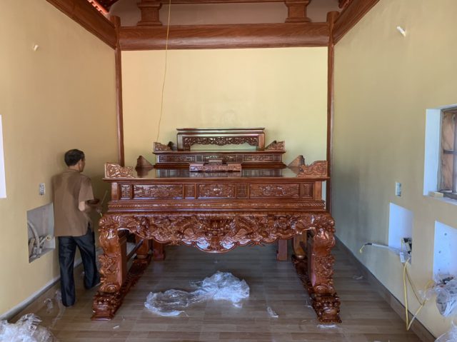 Mẫu thiết kế phòng thờ tại Thanh Hóa