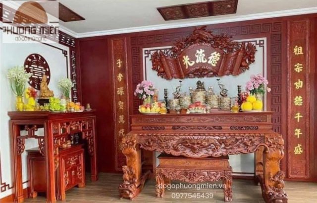 Phòng thờ hiện đại đơn giản đẹp tại Hà Nội