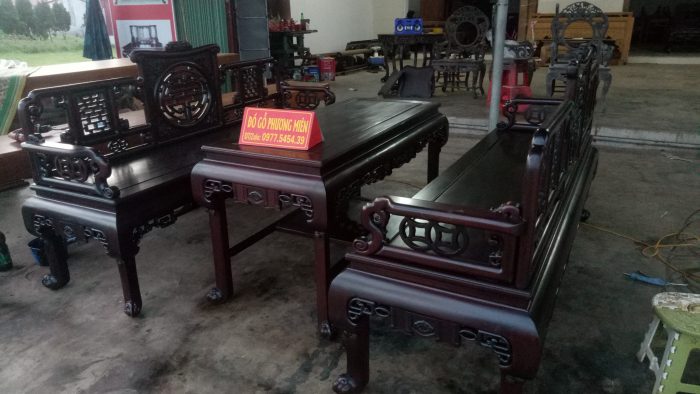 Mẫu bàn ghế trường kỷ gỗ đẹp