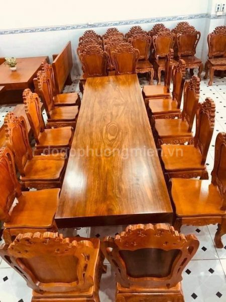 Mẫu ghế ăn bàn nguyên khối đẹp