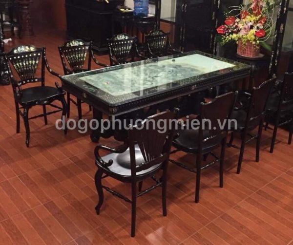 Mẫu bàn ghế ăn gỗ đẹp