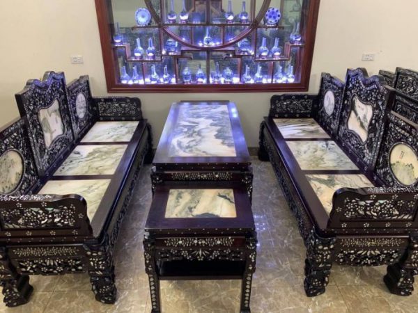 Mấu trường kỷ tam sơn gỗ guh mật đẹp.