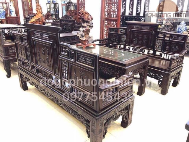 bàn ghế gỗ gụ kiểu trung quốc cổ