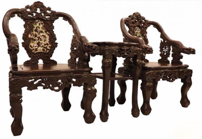 bàn ghế gỗ kiểu trung quốc đẹp