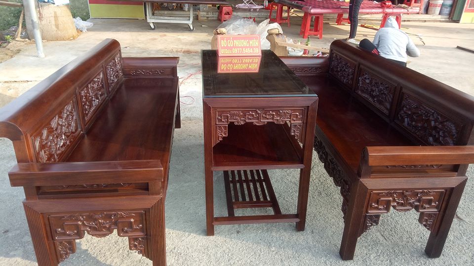 trường kỷ gỗ gụ