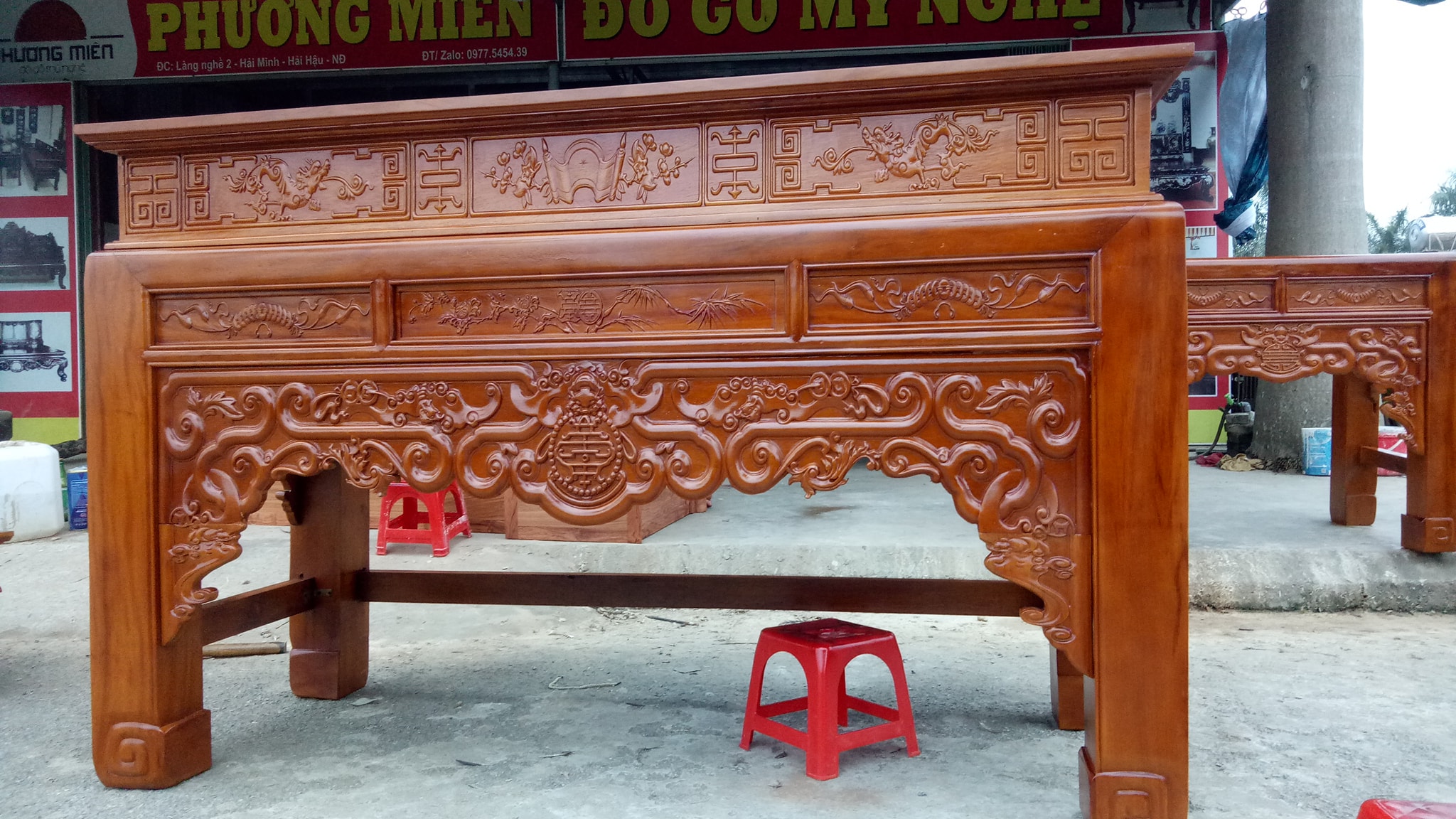 bàn thờ gỗ mít