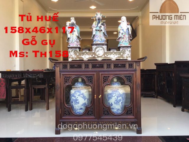 tủ thờ kiểu cung đình huế gỗ gụ đẹp