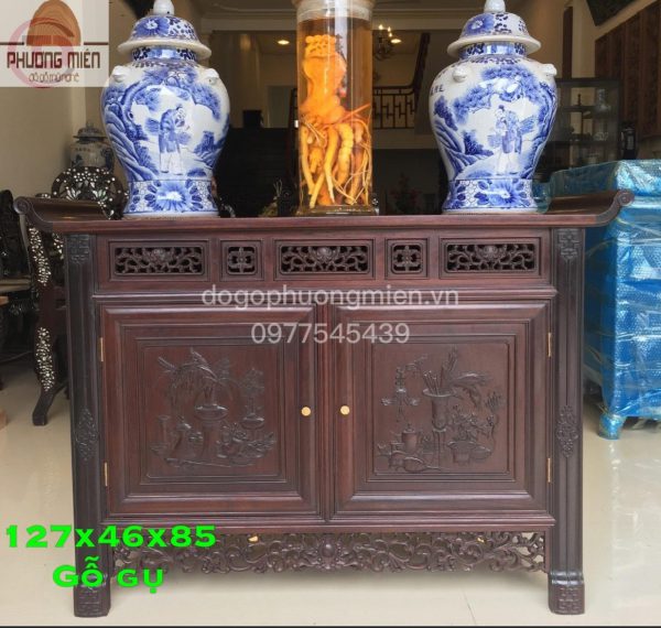 Mẫu tủ thờ kiểu huế gỗ gụ đẹp
