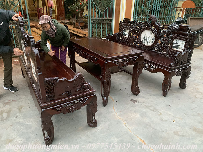 Mẫu trường kỷ voi gỗ gụ đẹp Mẫu trường kỷ voi gỗ gụ đẹp