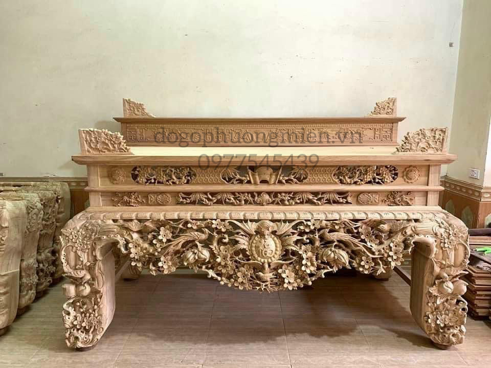 bàn thờ gia tiên gỗ gụ đẹp 2022