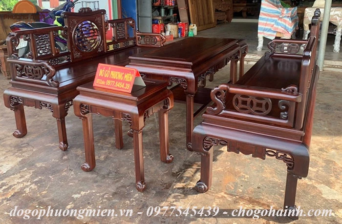 Mẫu trường kỷ độc đáo nhất hiện nay Trường kỷ thọ gỗ gụ đẹp