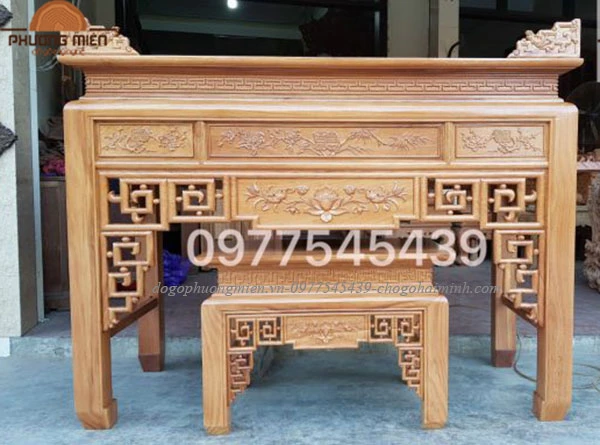 bàn thờ gỗ gõ đỏ đẹp