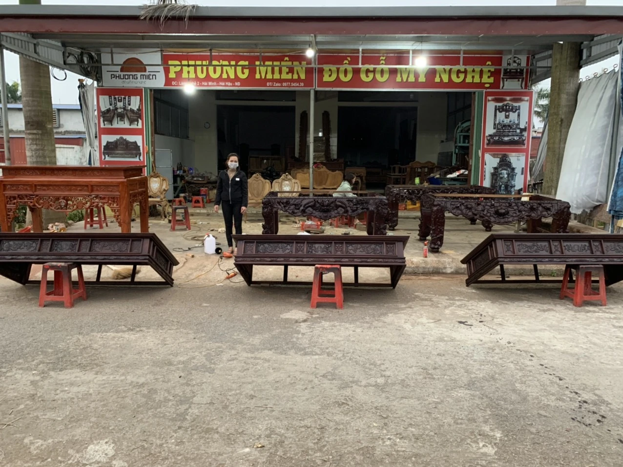 bàn thờ gỗ đẹp