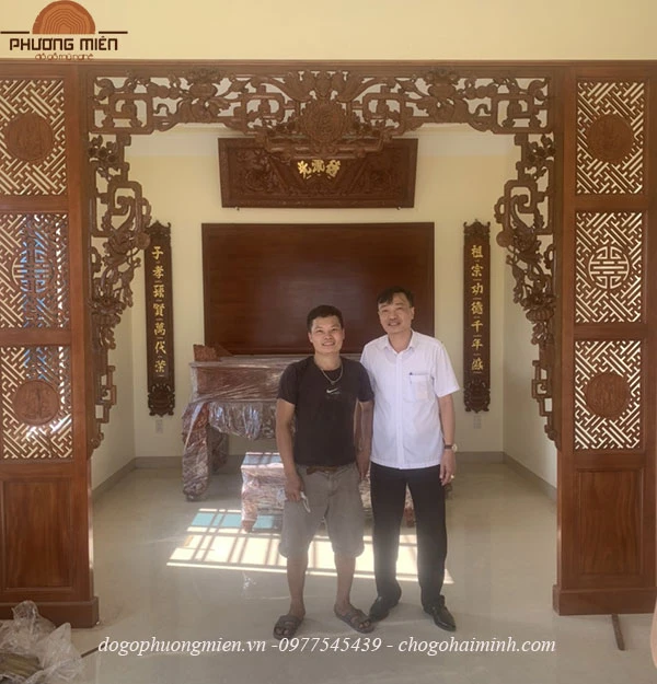 thiết kế mẫu phòng thờ đẹp tai thái Bình